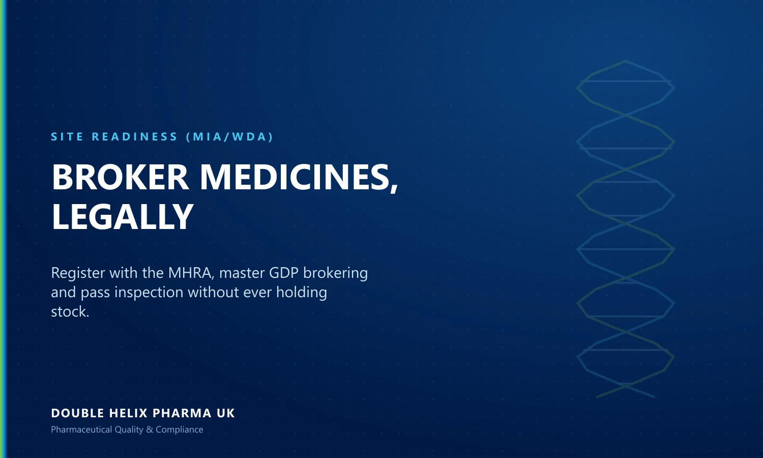 Broker Registration for Medicines Broker Registration for Medicines
